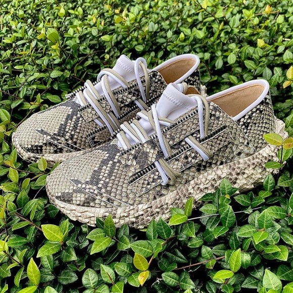 giuseppe zanotti BNIB python textured lowtops - Picture 10 of 14